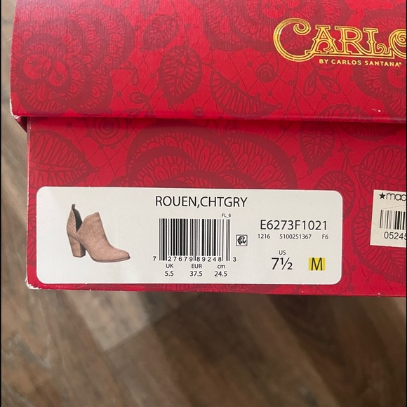 Carlos By Carlos Santana ladies Bootie type boot. Fabric upper - Picture 10 of 10